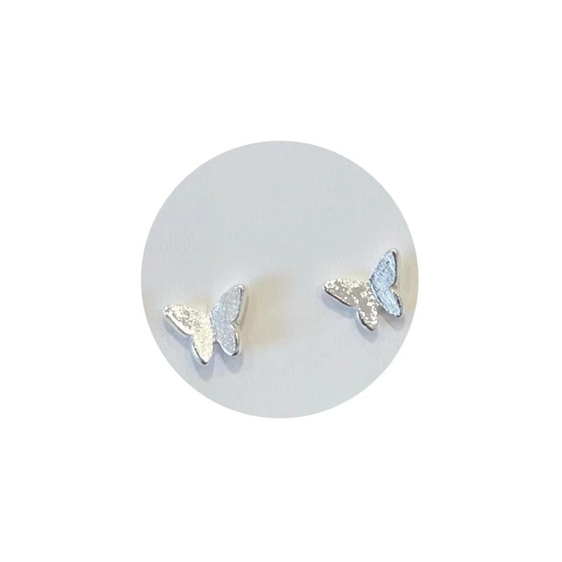 Women's Sier For Butterfly Exquisite Design Pairs Earrings