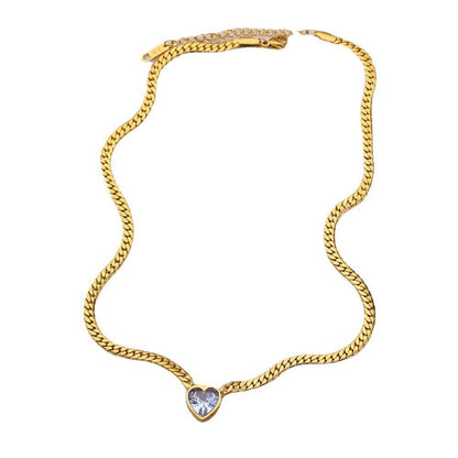 Women's Diamond Light Luxury Jewelry Suit Fashion Necklaces