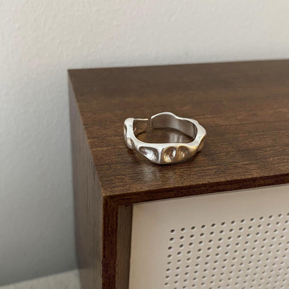 Women's Simple Design Small Pieces Of Sier Pearl Rings