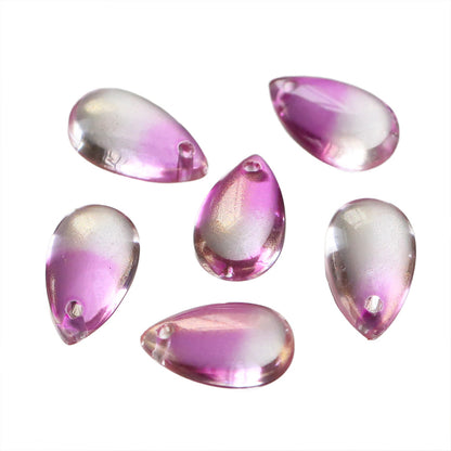 Glass Water Drop Colorful Beads Handmade Pendants