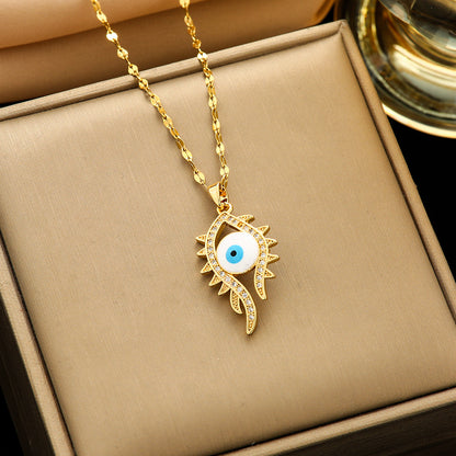 Women's Steel Ornament Design High-grade Light Luxury Necklaces