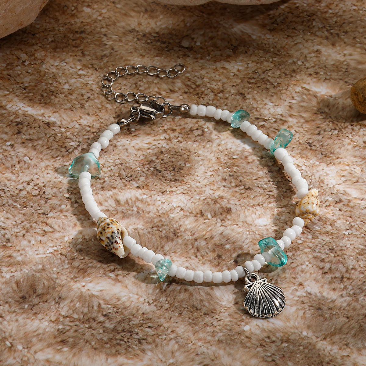 Bohemian Starfish Woven Summer Beach Shell Bracelets