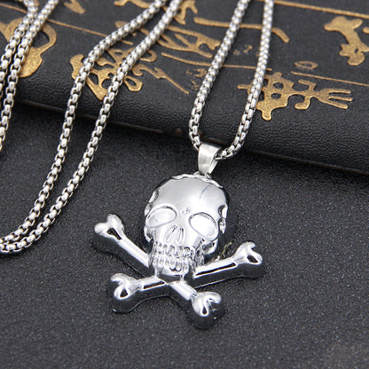 Men's Chain Hip Hop Style Titanium Steel Couple Necklaces