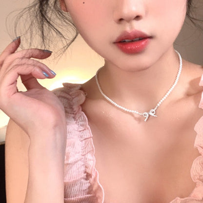 Women's Pearl Clavicle Chain Light Luxury Minority Necklaces