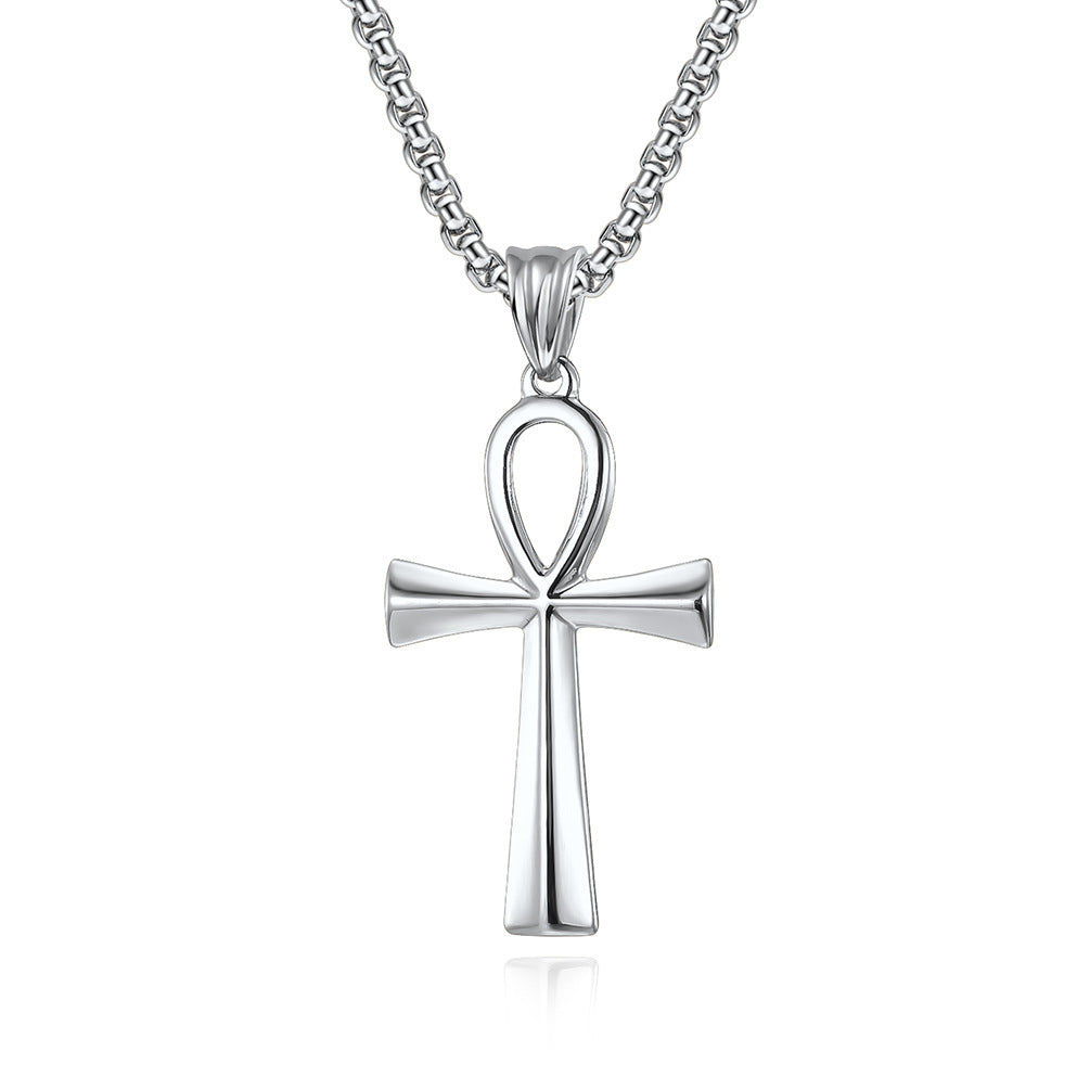 Stainless Steel Cross Personalized Minority Titanium Pendants