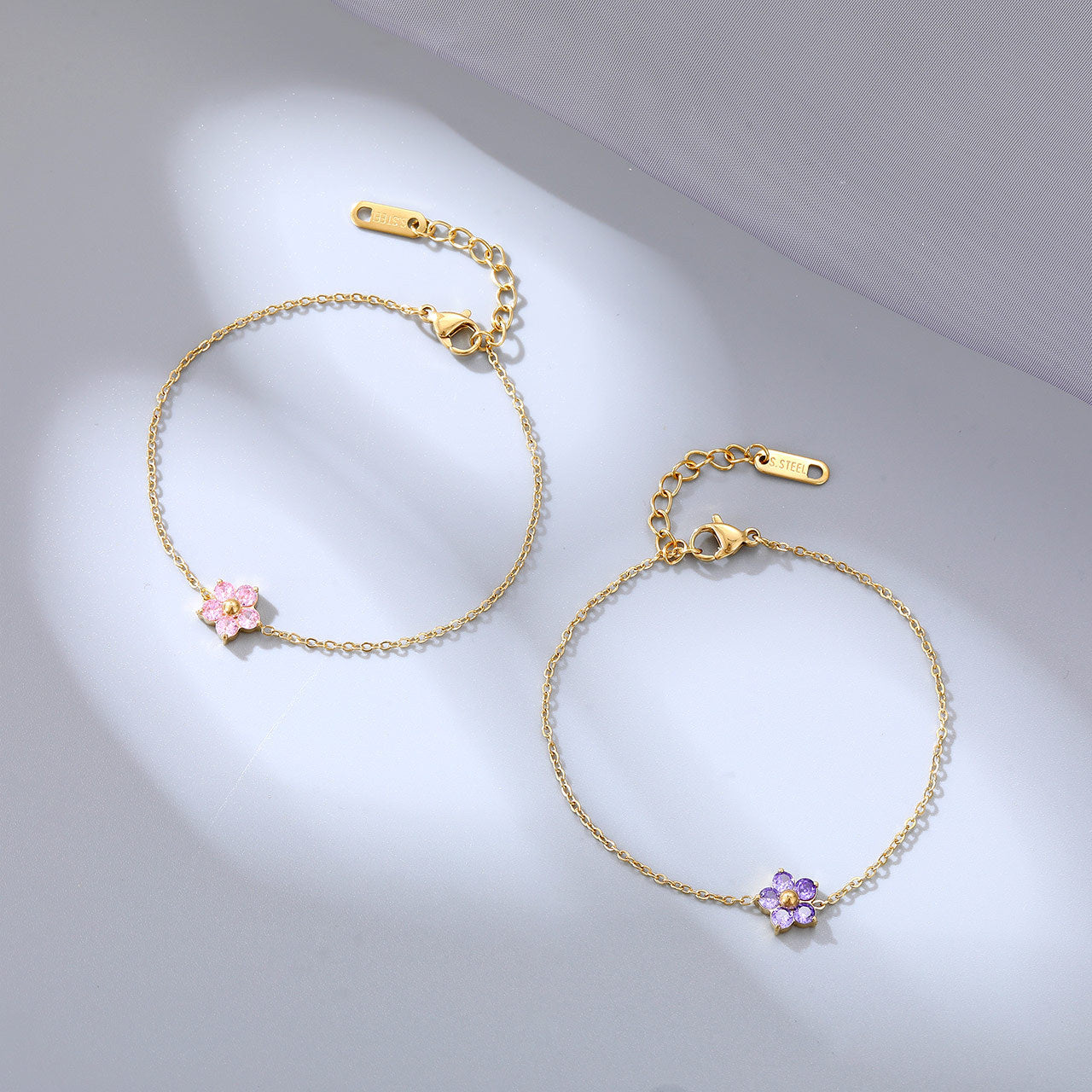 Korean Style Fashion Dignified Flowers Meticulous Small Bracelets