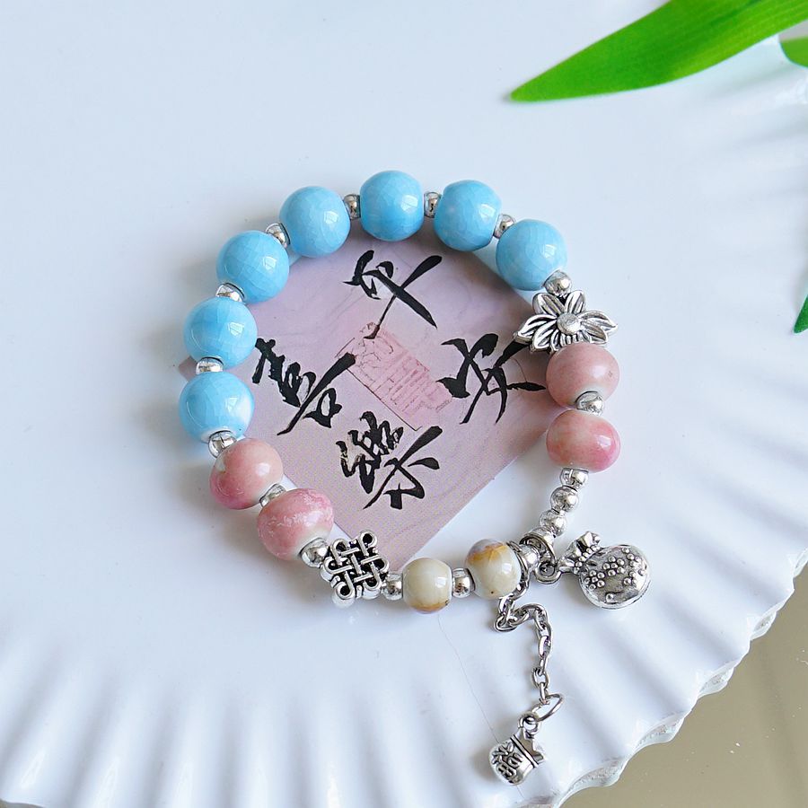 Women's Ceramic Summer High-grade Chinese Style National Bracelets