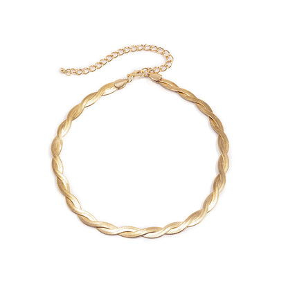 Snake Bones Chain Single Layer Clavicle Necklaces