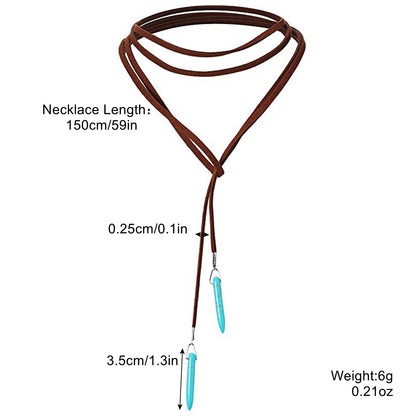 Ethnic Style Jewelry Turquoise Vintage Sweater Necklaces