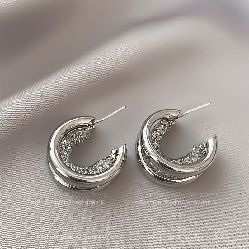 Frosty Style High-grade Temperament Female Design Earrings