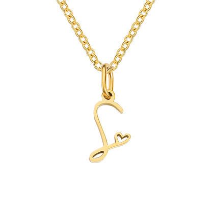Letter Female Personalized Minority Clavicle Chain Necklaces