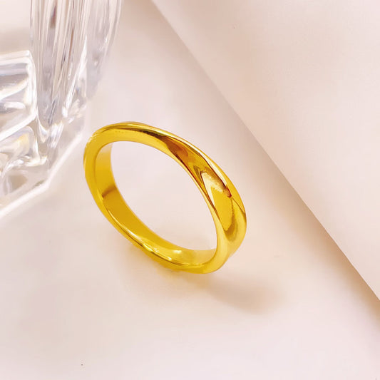Mobius Strip Simple Fashion Personality Twisted Rings