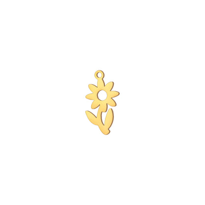 Stainless Steel Charm Colored Dogs Pumpkin Small Jewelry Pendants