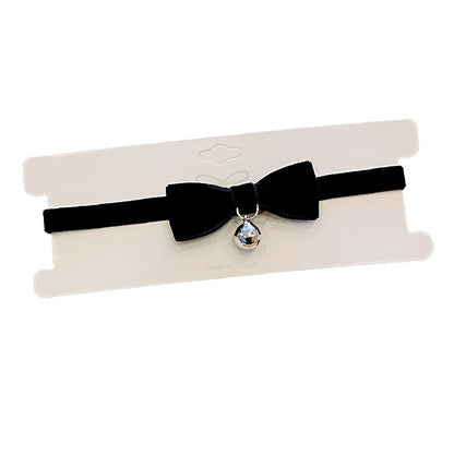 Women's Bell Shape Bow Collar Vintage Black Necklaces
