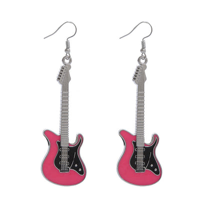 Guitar Vintage Renaissance Music Festival Small Earrings
