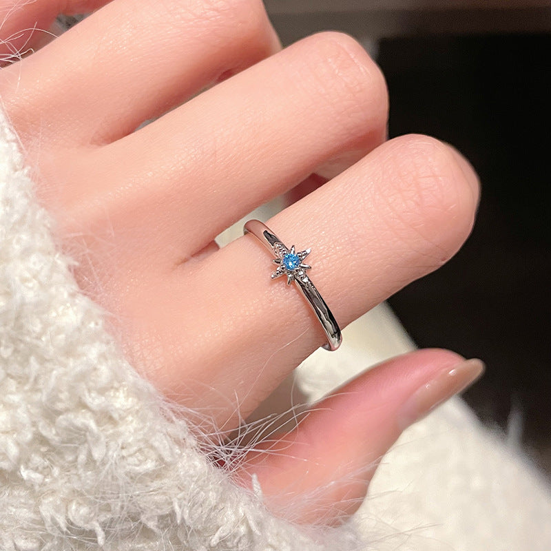 Simple Fashion Open Suit Full Rhinestone Rings