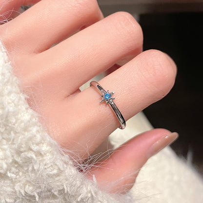 Simple Fashion Open Suit Full Rhinestone Rings