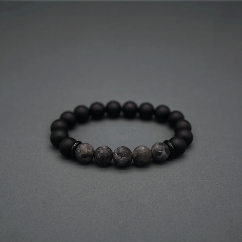 Hematite Domineering For Boyfriend Volcanic Rock Tigereye Couple Bracelets