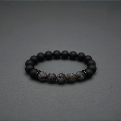 Hematite Domineering For Boyfriend Volcanic Rock Tigereye Couple Bracelets