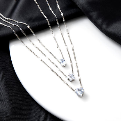 Fashion Simple Five-pointed Star Heart Water Necklaces