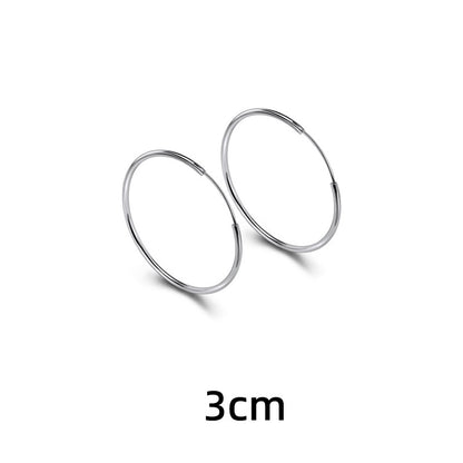 Women's There Hoop Big Ear Cold Wind Bracelets