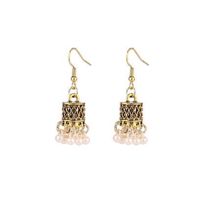 Ethnic Style Bell Alloy Jewelry Design Earrings