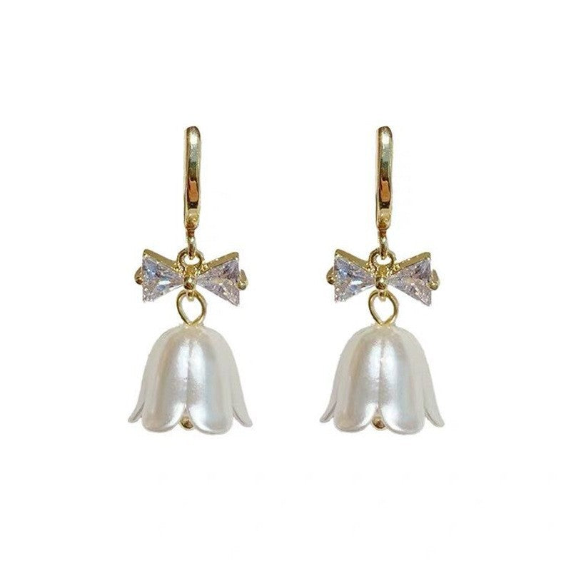 Niche Design Geometric Pearl Fashion Ear Earrings