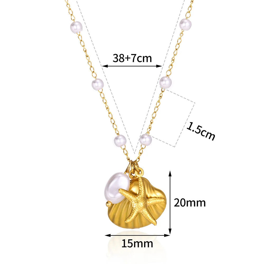 Women's Niche Design Cold Style Titanium Steel Necklaces