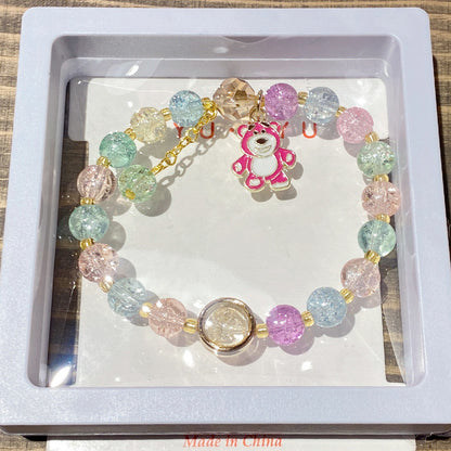 Boxed Beaded Colored Glaze Beads Jewelry Bracelets