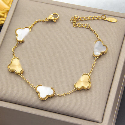 Double-sided Natural Laser Carving Light Luxury Bracelets