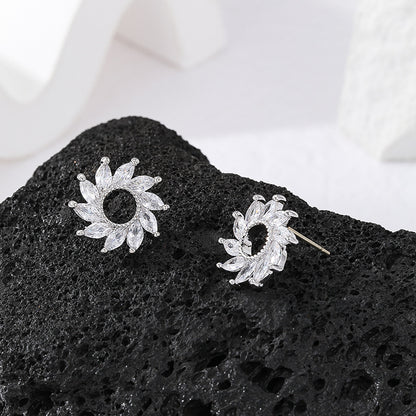 Niche Temperament High-grade Sier Needle Zircon Female Rings