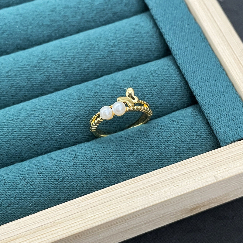 Butterfly Flower Female Design Fashion High Rings