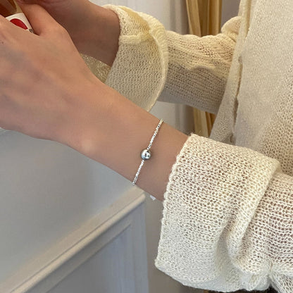 Sier Perfect Circle Strong Light Shell Pearls Necklaces