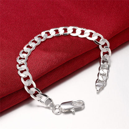 Women's & Men's Exquisite Sier Plated Ornament Fashion Popular Bracelets