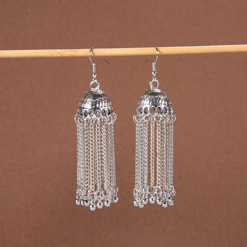 Style Female Temperament Bohemian Vacation Tassel Earrings