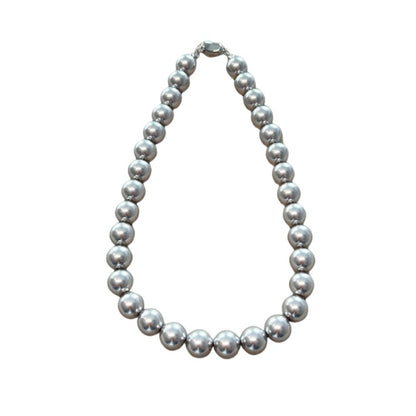 Imitation Polo Pearl Light Luxury Minority Advanced Gray Necklaces