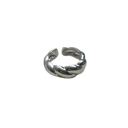 Combination Sterling Sier Bow Niche High Rings