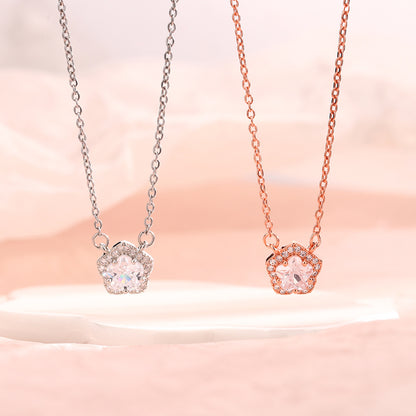 High-grade Light Luxury Sweet Beauty Flower Pendants