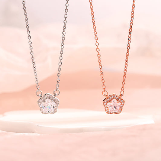 High-grade Light Luxury Sweet Beauty Flower Pendants