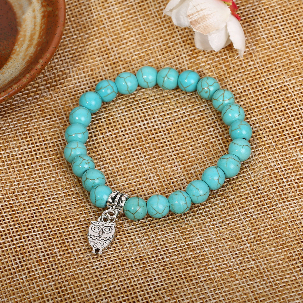 Women's Beaded Suit Bohemian Ethnic Turquoise Bracelets