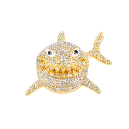 Women's & Men's Cool Shark Hip Hop Fashion Rap Pendants