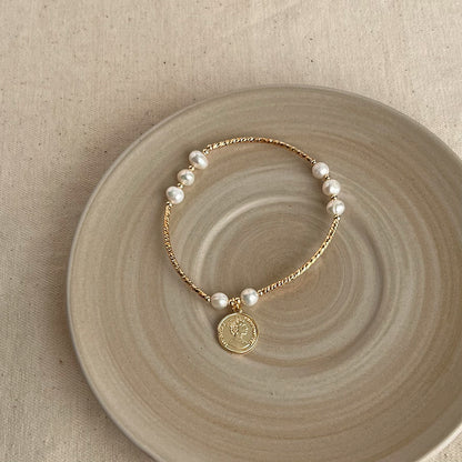 Natural Pearl Female French Minority High Bracelets