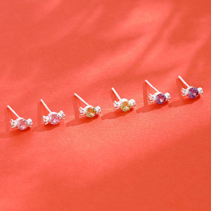 Design Niche Style Sweet Candy Color Earrings