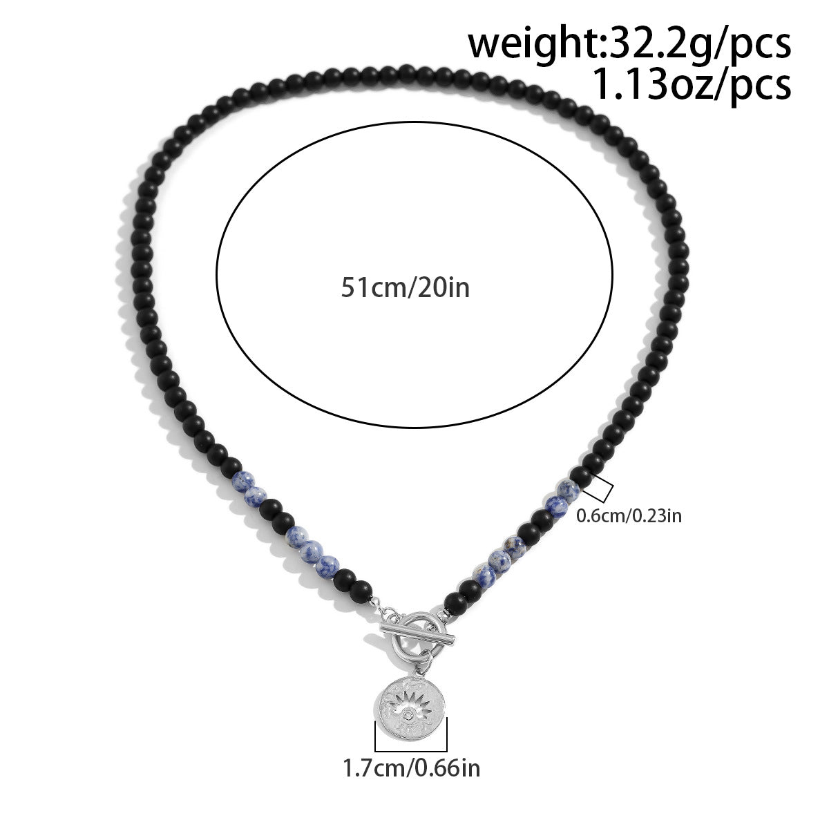 Men's Buckle Trendy Hip Hop Niche Long Necklaces