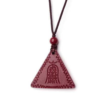 Men's Cinnabar Mobile Phone Amitabha Buddha Female Pendants