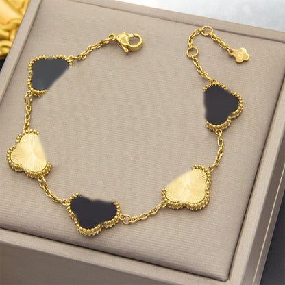 Double-sided Natural Laser Carving Light Luxury Bracelets