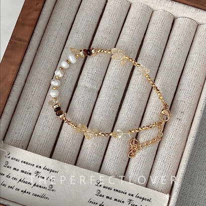 Natural Stone Shell Crystal Pearl Fashion Bracelets