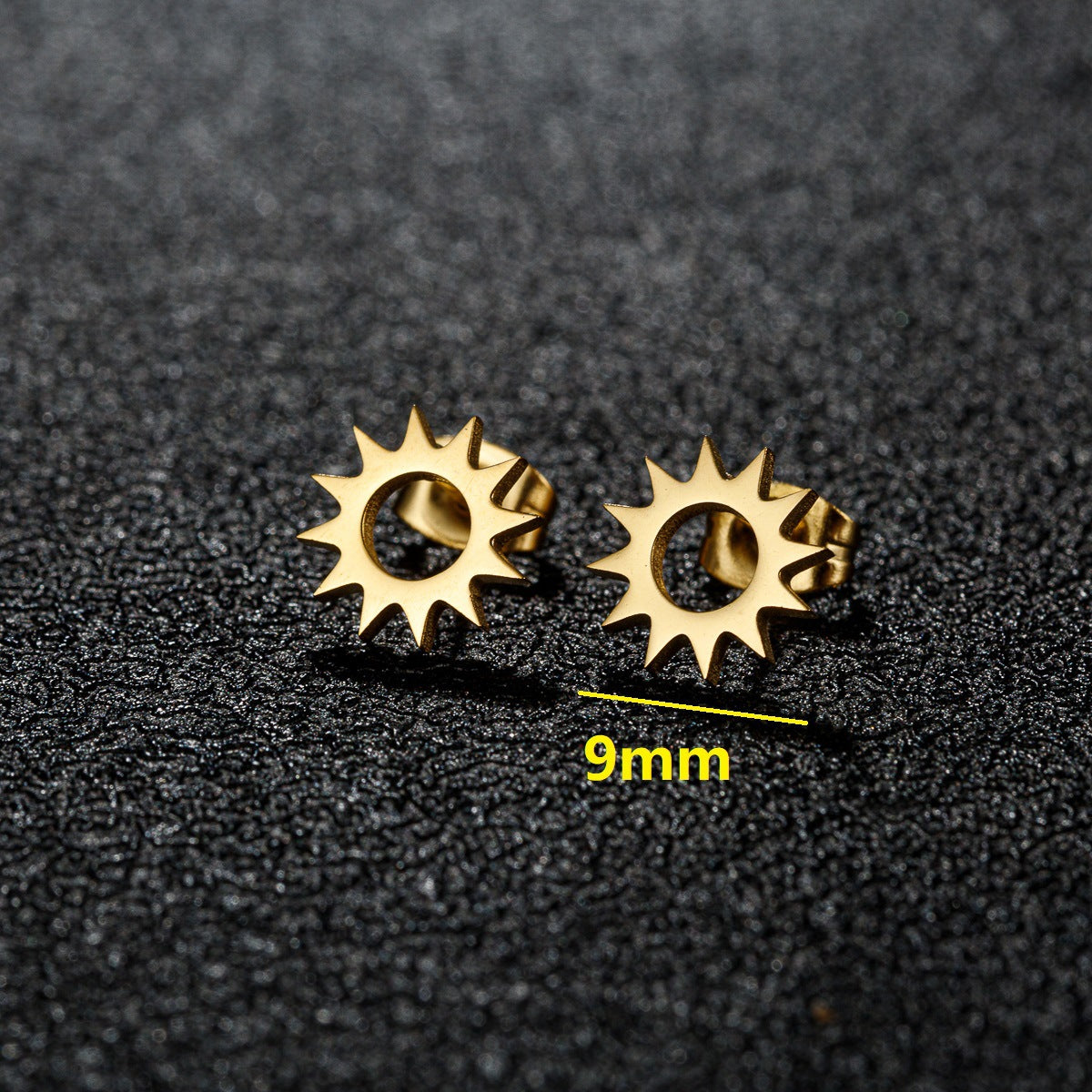 Stainless Steel Football Baseball Rugby Fashion Earrings