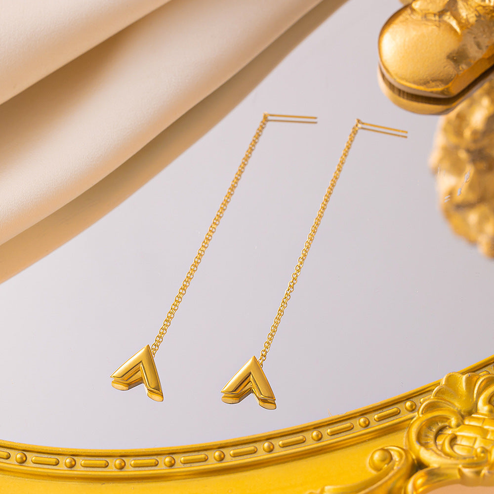 Titanium Steel No Fading Simple Gold Special Necklaces