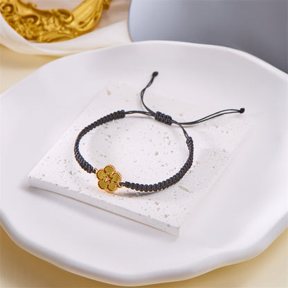 Small Flower Hand Weaving Female Dormitory Bracelets